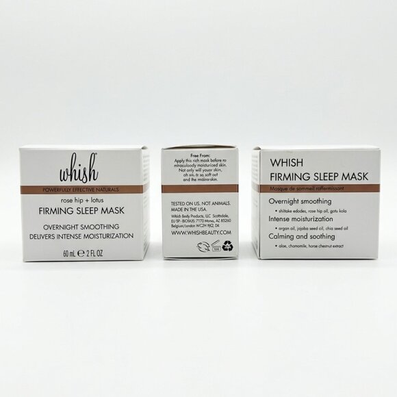 Whish Firming Sleep Mask - Rose Hip + Lotus - 2 fl oz - NEW - Picture 2 of 2